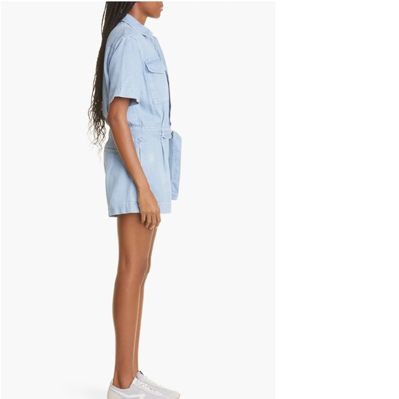 NWT $350 rag & bone Tie Waist Denim Romper in sizes XS, Small and X-Large! - Picture 4 of 10